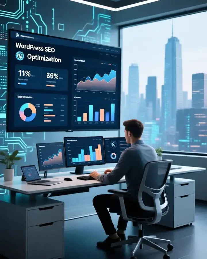 فرآیند سئو و بهینه‌سازی فروشگاه آنلاین وردپرس، کلمات کلیدی و نمودارها