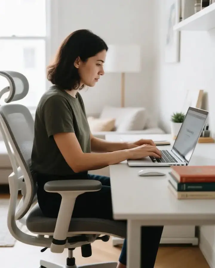 طراح سایتی که در حال ساخت یک وبسایت ووردپرسی است